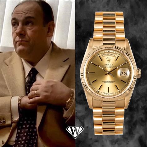 tony soprano rolex president|james gandolfini soprano.